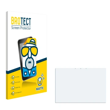 Parte frontal de un envase de producto con el logotipo de la marca BROTECT. Al lado está el protector de pantalla correspondie