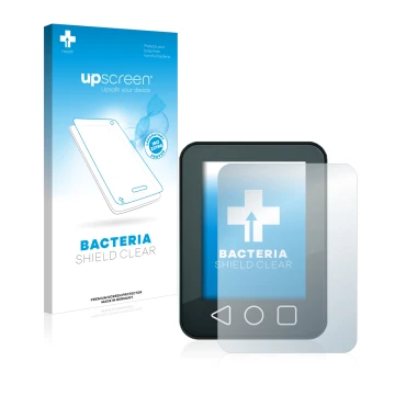Parte frontal de un envase de producto con el logotipo de la marca upscreen. Al lado se muestra el dispositivo Neodrives neoMM