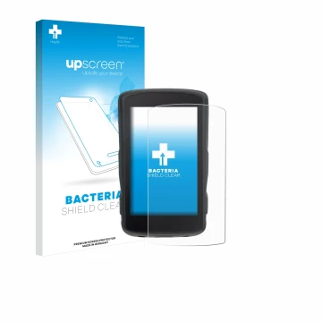 Parte frontal de un envase de producto con el logotipo de la marca upscreen. Al lado se muestra el dispositivo Hammerhead Karo