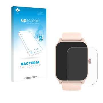 Parte frontal de un envase de producto con el logotipo de la marca upscreen. Al lado se muestra el dispositivo IFMDA IDW13 1.8