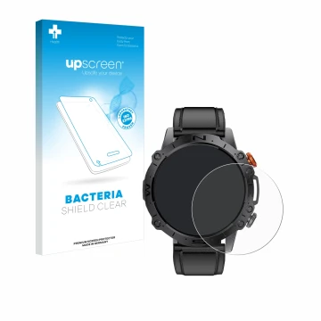 Parte frontal de un envase de producto con el logotipo de la marca upscreen. Al lado se muestra el dispositivo LIGE DFA-ST19 1