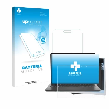 Parte frontal de un envase de producto con el logotipo de la marca upscreen. Al lado se muestra el dispositivo ASUS ROG Zephyr