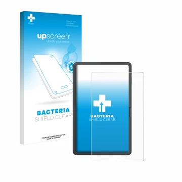 Parte frontal de un envase de producto con el logotipo de la marca upscreen. Al lado se muestra el dispositivo SGIN T12S 11.97