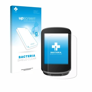 Parte frontal de un envase de producto con el logotipo de la marca upscreen. Al lado se muestra el dispositivo Magene C506 con