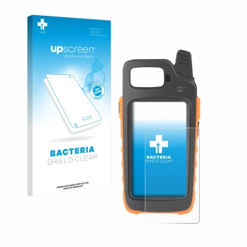 Parte frontal de un envase de producto con el logotipo de la marca upscreen. Al lado se muestra el dispositivo Xhorse Key Tool