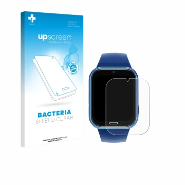 Parte frontal de un envase de producto con el logotipo de la marca upscreen. Al lado se muestra el dispositivo CATGIFF X53 con