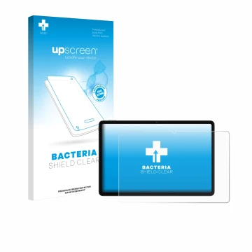 Parte frontal de un envase de producto con el logotipo de la marca upscreen. Al lado se muestra el dispositivo Xiaomi Redmi Pa