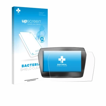 Parte frontal de un envase de producto con el logotipo de la marca upscreen. Al lado se muestra el dispositivo Voge 625 2025 c