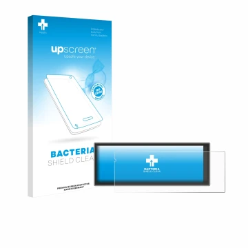 Parte frontal de un envase de producto con el logotipo de la marca upscreen. Al lado se muestra el dispositivo Carpuride Carpl