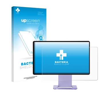 Parte frontal de un envase de producto con el logotipo de la marca upscreen. Al lado se muestra el dispositivo Sotsu FlipActio