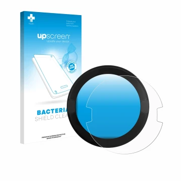 Parte frontal de un envase de producto con el logotipo de la marca upscreen. Al lado se muestra el dispositivo OOONO P-DISC NO