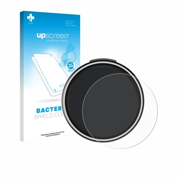 Parte frontal de un envase de producto con el logotipo de la marca upscreen. Al lado se muestra el dispositivo OOONO CO-Driver