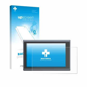 Parte frontal de un envase de producto con el logotipo de la marca upscreen. Al lado se muestra el dispositivo SmallRig Wirele