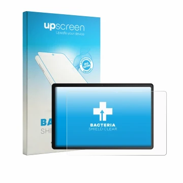 Parte frontal de un envase de producto con el logotipo de la marca upscreen. Al lado se muestra el dispositivo Whitedeer WHTG1