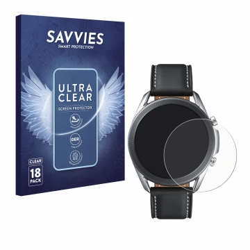Parte frontal de un envase de producto con el logotipo de la marca Savvies. Al lado se muestra el dispositivo Samsung Galaxy W