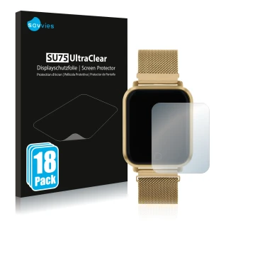 Parte frontal de un envase de producto con el logotipo de la marca Savvies. Al lado se muestra el dispositivo Reflex Active Se