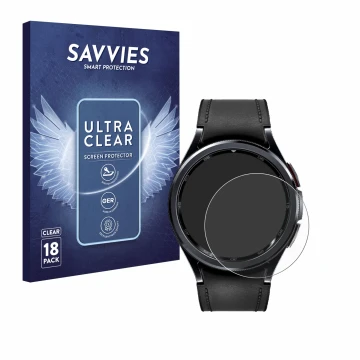 Parte frontal de un envase de producto con el logotipo de la marca Savvies. Al lado se muestra el dispositivo Samsung Galaxy W