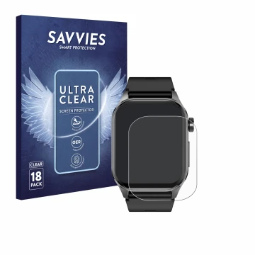 Parte frontal de un envase de producto con el logotipo de la marca Savvies. Al lado se muestra el dispositivo Knauermann Pro 3