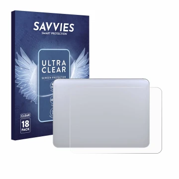 Parte frontal de un envase de producto con el logotipo de la marca Savvies. Al lado se muestra el dispositivo Apple Magic 3 (T