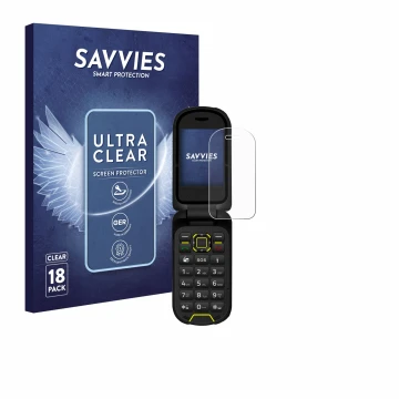 Parte frontal de un envase de producto con el logotipo de la marca Savvies. Al lado se muestra el dispositivo Hammer Bow LTE c