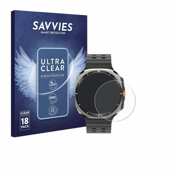 Parte frontal de un envase de producto con el logotipo de la marca Savvies. Al lado se muestra el dispositivo Samsung Galaxy W