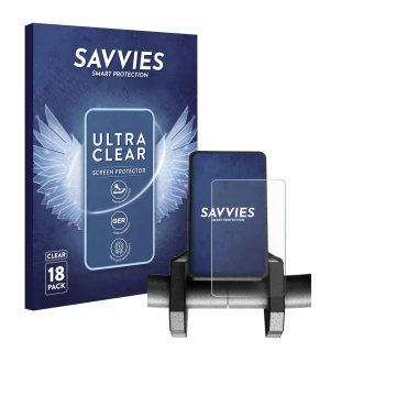 Parte frontal de un envase de producto con el logotipo de la marca Savvies. Al lado se muestra el dispositivo Joyor S10-S V1 c