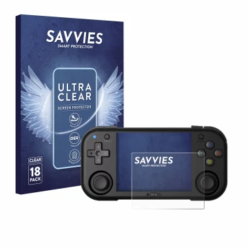 Parte frontal de un envase de producto con el logotipo de la marca Savvies. Al lado se muestra el dispositivo Magicx Mini Zero