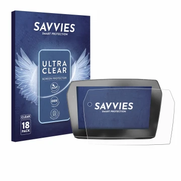 Parte frontal de un envase de producto con el logotipo de la marca Savvies. Al lado se muestra el dispositivo Voge 525DSX 2025