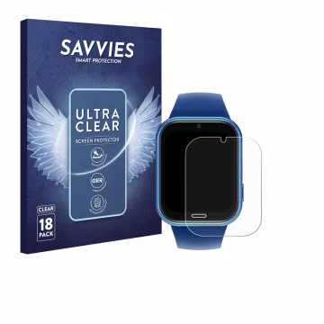 Parte frontal de un envase de producto con el logotipo de la marca Savvies. Al lado se muestra el dispositivo CATGIFF X53 con 