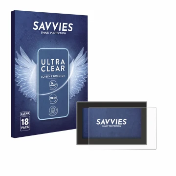 Parte frontal de un envase de producto con el logotipo de la marca Savvies. Al lado se muestra el dispositivo Headrush Flex Pr