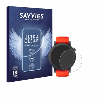 Parte frontal de un envase de producto con el logotipo de la marca Savvies. Al lado se muestra el dispositivo Nothing CMF Watc