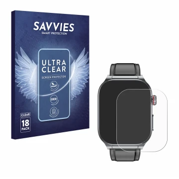 Parte frontal de un envase de producto con el logotipo de la marca Savvies. Al lado se muestra el dispositivo Kardena Care Pro