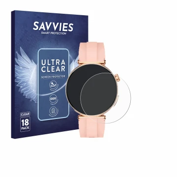 Parte frontal de un envase de producto con el logotipo de la marca Savvies. Al lado se muestra el dispositivo Knauermann Pro 4