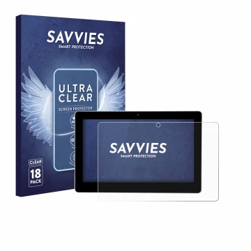 Parte frontal de un envase de producto con el logotipo de la marca Savvies. Al lado se muestra el dispositivo Victron Energy G