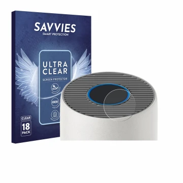 Parte frontal de un envase de producto con el logotipo de la marca Savvies. Al lado se muestra el dispositivo Philips 2000i Se