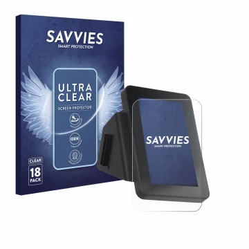 Parte frontal de un envase de producto con el logotipo de la marca Savvies. Al lado se muestra el dispositivo Anycubic Kobra 3