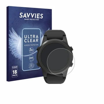 Parte frontal de un envase de producto con el logotipo de la marca Savvies. Al lado se muestra el dispositivo Shearwater TERN 