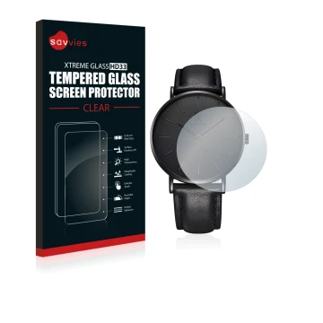 Parte frontal de un envase de producto con el logotipo de la marca Savvies. Al lado se muestra el dispositivo Alienwork IK Rel