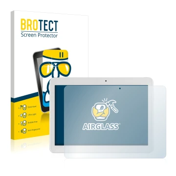 Parte frontal de un envase de producto con el logotipo de la marca BROTECT. Al lado se muestra el dispositivo i.onik TM3 Serie