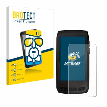 Parte frontal de un envase de producto con el logotipo de la marca BROTECT. Al lado se muestra el dispositivo Ciclo Navic 400 