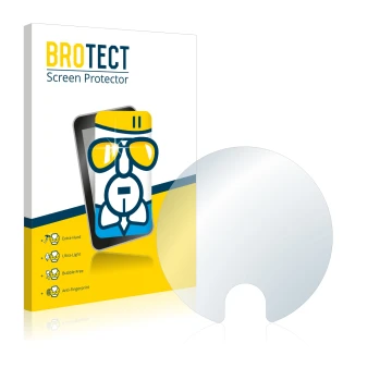 Parte frontal de un envase de producto con el logotipo de la marca BROTECT. Al lado se muestra el dispositivo Dyson V11 Absolu