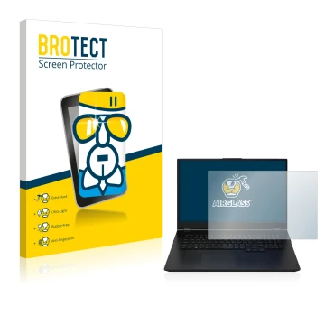 Parte frontal de un envase de producto con el logotipo de la marca BROTECT. Al lado se muestra el dispositivo Zenec Z-E2055 co