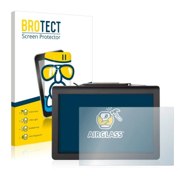 Parte frontal de un envase de producto con el logotipo de la marca BROTECT. Al lado se muestra el dispositivo Signotec Pen Dis
