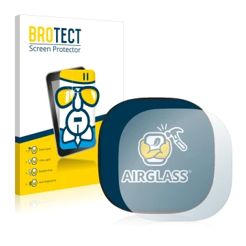 Parte frontal de un envase de producto con el logotipo de la marca BROTECT. Al lado se muestra el dispositivo ecobee Smart The