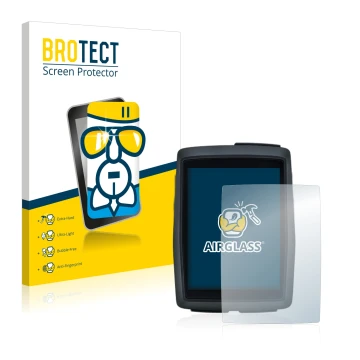 Parte frontal de un envase de producto con el logotipo de la marca BROTECT. Al lado se muestra el dispositivo Sigma BC 14.0 WL