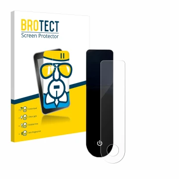 Parte frontal de un envase de producto con el logotipo de la marca BROTECT. Al lado se muestra el dispositivo Xiaomi Mi 3 E-Sc