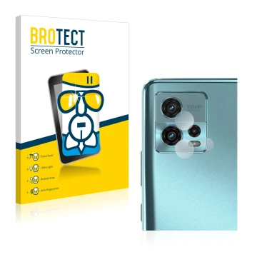 Parte frontal de un envase de producto con el logotipo de la marca BROTECT. Al lado se muestra el dispositivo Motorola Moto G7