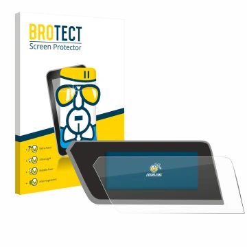 Parte frontal de un envase de producto con el logotipo de la marca BROTECT. Al lado se muestra el dispositivo BMW 1 F40 2023 c