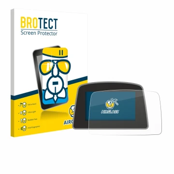 Parte frontal de un envase de producto con el logotipo de la marca BROTECT. Al lado se muestra el dispositivo PowaKaddy C2i co
