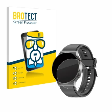 Parte frontal de un envase de producto con el logotipo de la marca BROTECT. Al lado se muestra el dispositivo Kardena Care Pro